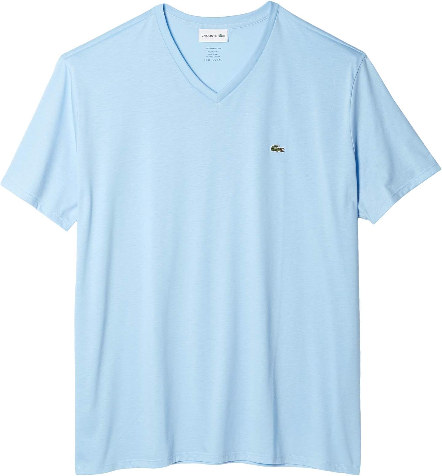 

Футболка Lacoste Short Sleeve Pima Jersey V-Neck T-Shirt, цвет Overview