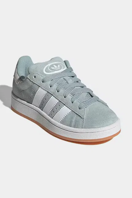 Кроссовки замшевые CAMPUS 00s Adidas Originals, бирюзовый — фото 2