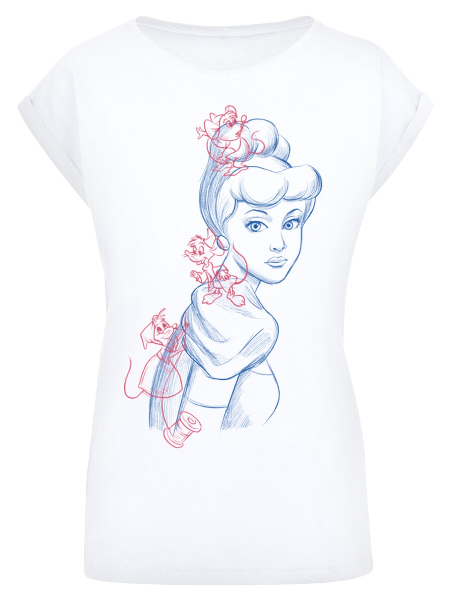 

Рубашка F4NT4STIC Cinderella Mouse Sketch, белый