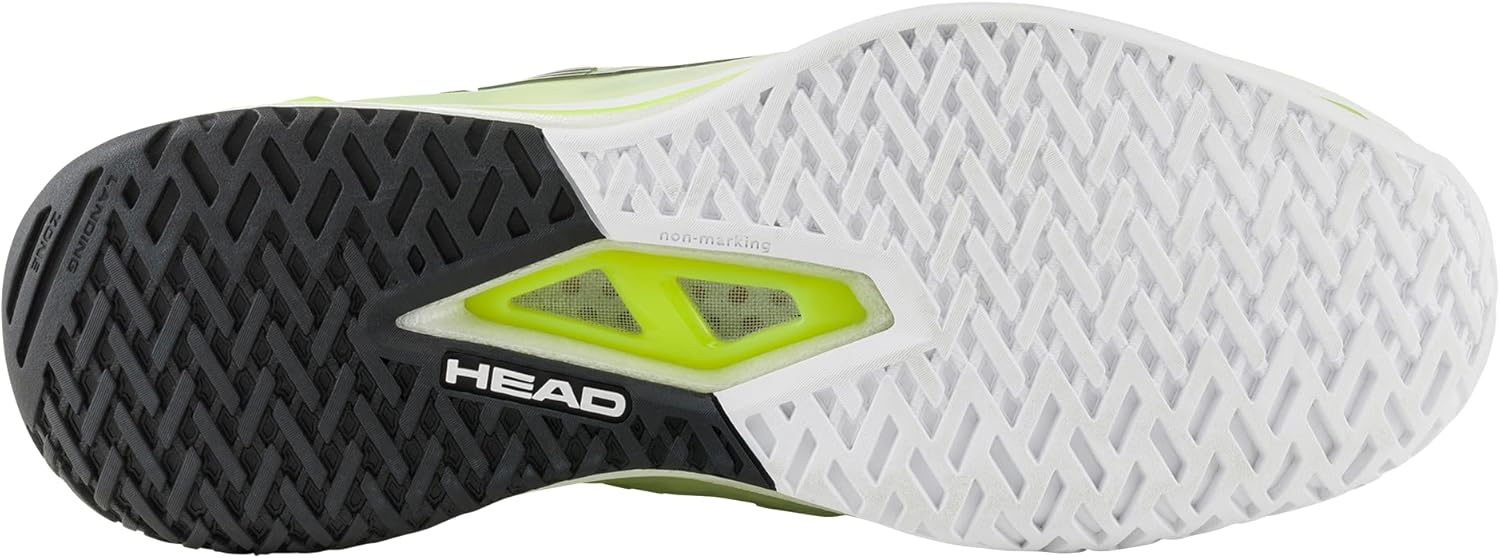Мужские теннисные кроссовки Head Endure Pro, белый/желтый — фото 4