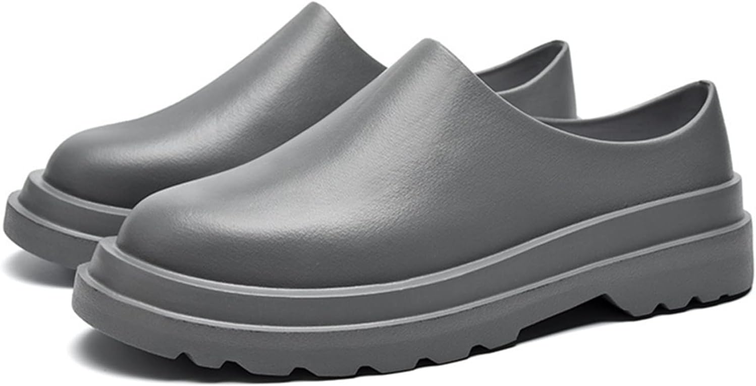 

Мужские резиновые сапоги CHUUMEE из ЭВА, противоскользящие, износостойкие, кислотоустойчивые и стойкие к щелочам, рабочая обувь, модные мужские сандалии, серый