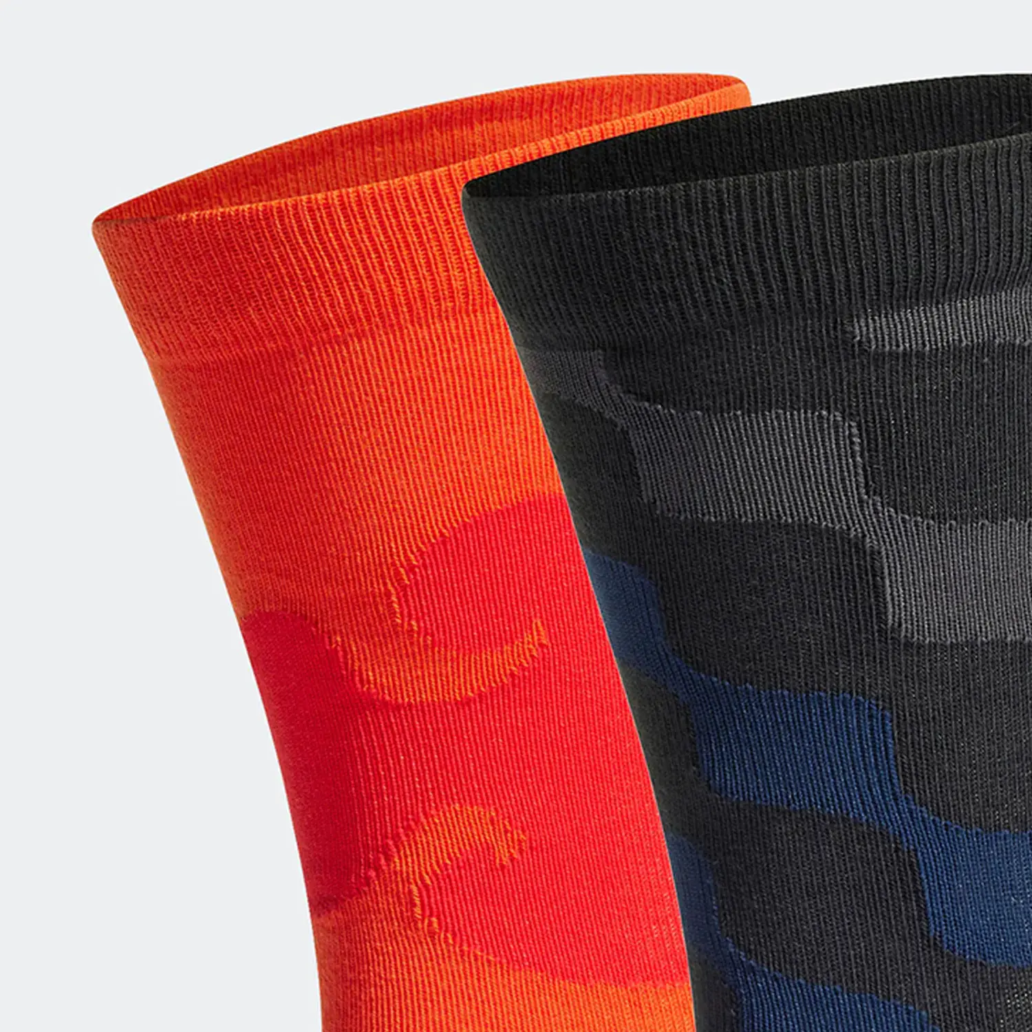 Коллекция MARIMEKKO Носки до середины икры женские 2 пары Чёрный/Оранжевый Adidas — фото 3