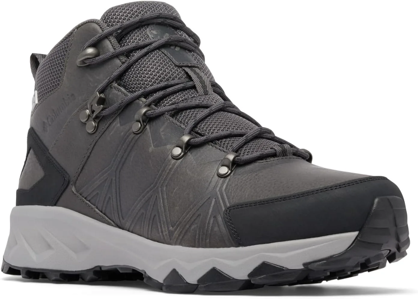 Мужские ботинки Columbia Peakfreak II Mid Outdry из кожи, темно-серый — фото 3