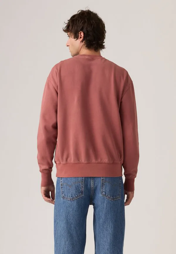 Оригинальная толстовка с круглым вырезом Levi'S, Garment Dye Roan Rouge — фото 3