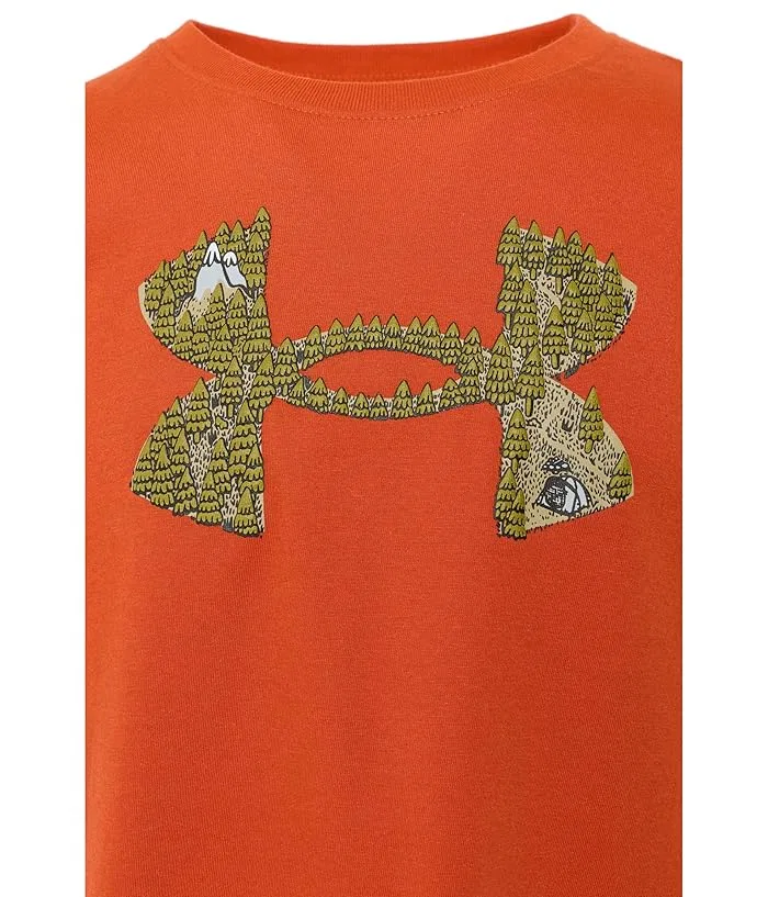 Футболка Camp Logo Tee Under Armour Kids, Surplus Orange — фото 3