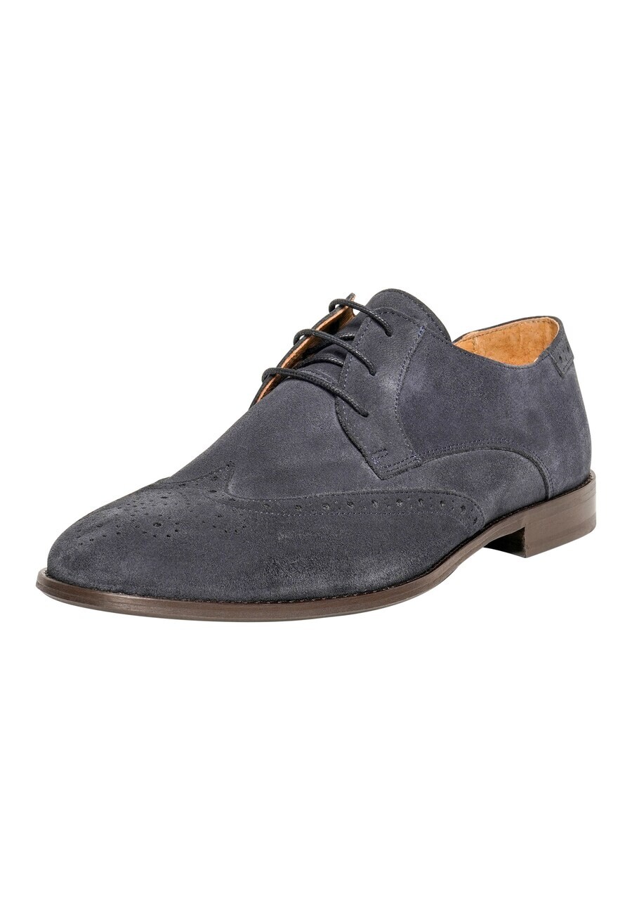 

Деловые туфли Henry Stevens Lace-Up Shoes Wallace FBD, темно-синий