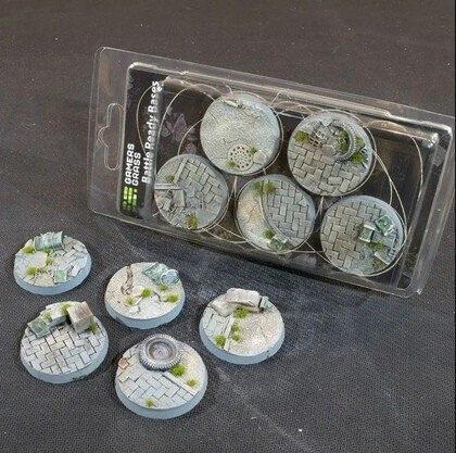 

Gamers Grass: Bases Round - Urban Warfare 40мм (5 шт.) Inna marka