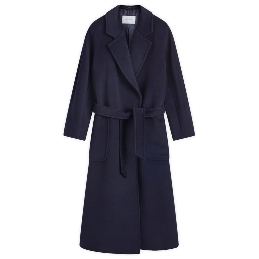 

Макси-пальто Max Mara, цвет ultramarine