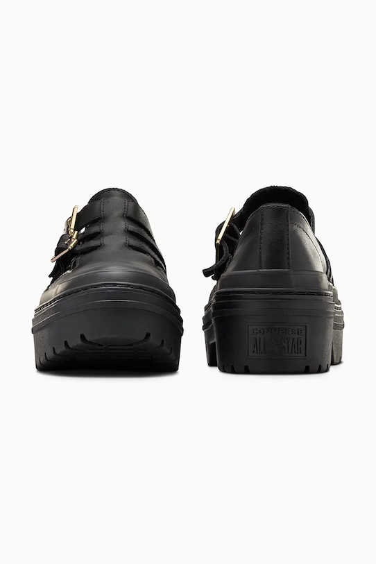 Кожаные полуботинки Chuck Taylor All Star Lugged Heel MJ Converse, черный — фото 3