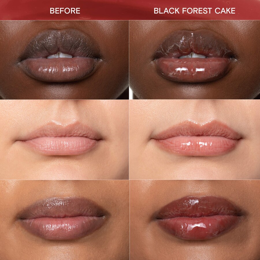 Увлажняющий и блестящий бальзам для губ Lip Snack Kulfi, 0.5 oz/15 mL, Black Forest Cake — фото 2