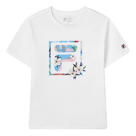 

Футболка pure cotton round neck sports short sleeve white Fila, белый