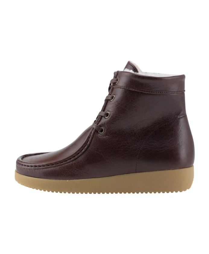 

Кожаные ботинки с подкладкой из овчины Nature Footwear, коричневый