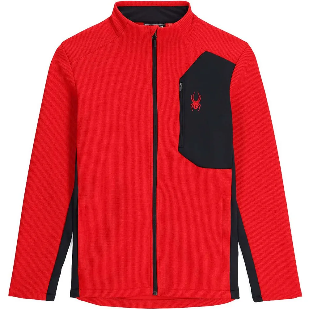 

Флис Spyder Bandit full zip, красный