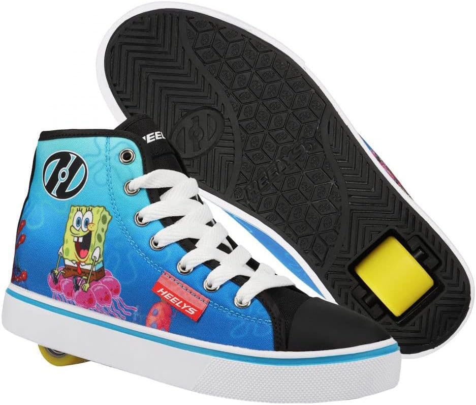 

Кроссовки Heelys Hustle Spongebob, черный/белый/мультиколор