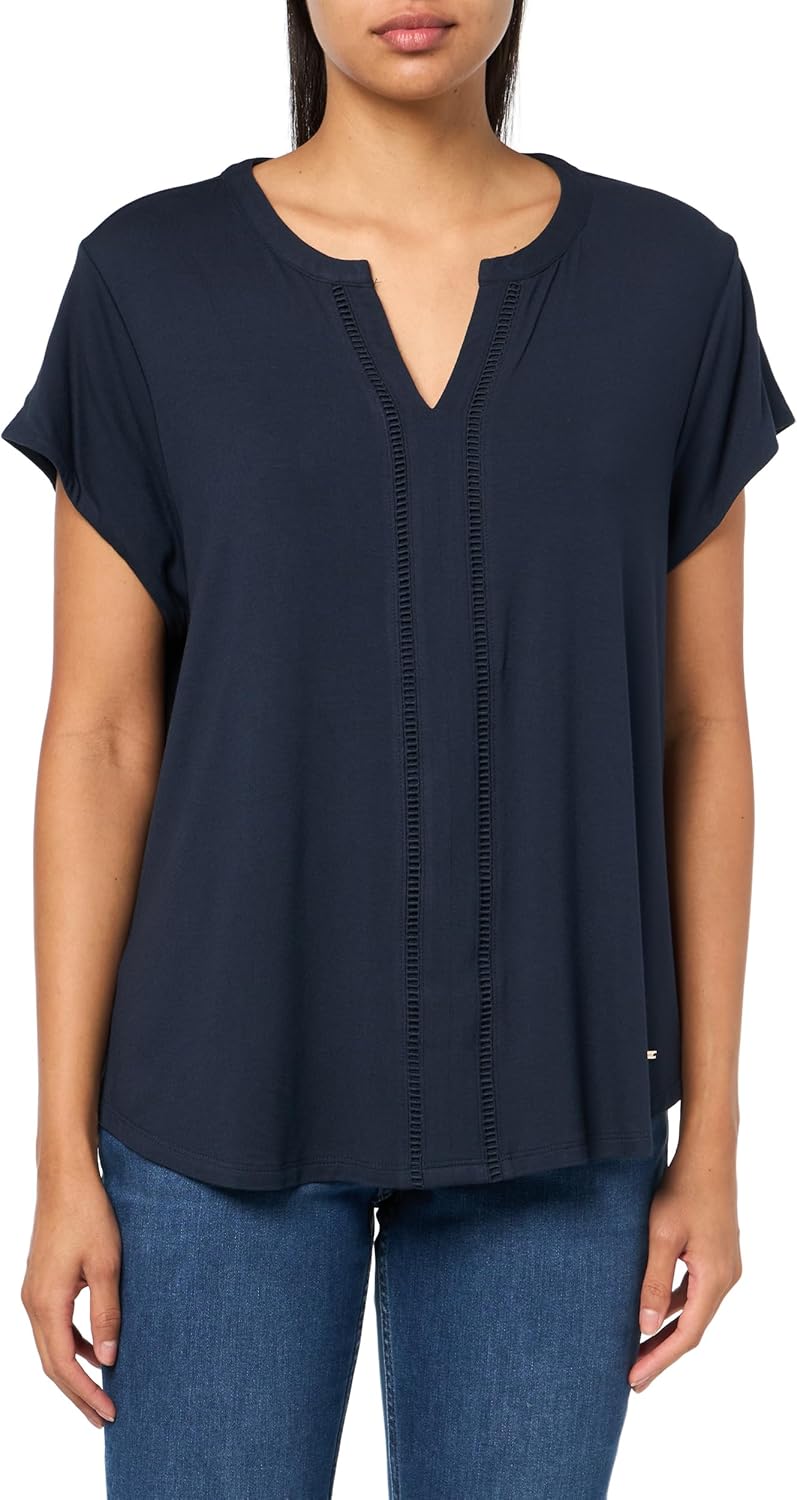 

Женская блузка в деревенском стиле с мелким цветочным принтом от Tommy Hilfiger, Sky Captain