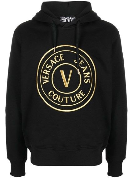 

Шикарная черная толстовка с капюшоном Versace Jeans