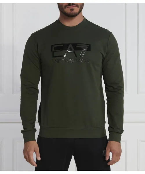 

Толстовка Regular fit Ea7, зеленый