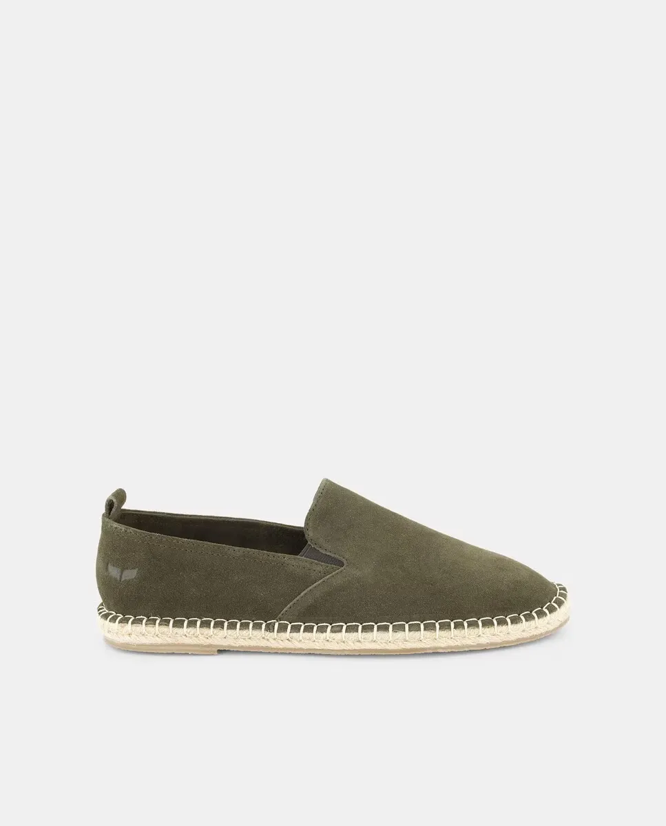 

Мужские кожаные эспадрильи Green Coast, цвет Kaki