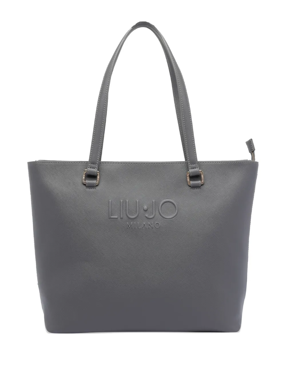 

Сумка-тоут с тиснением логотипа LIU JO, серый