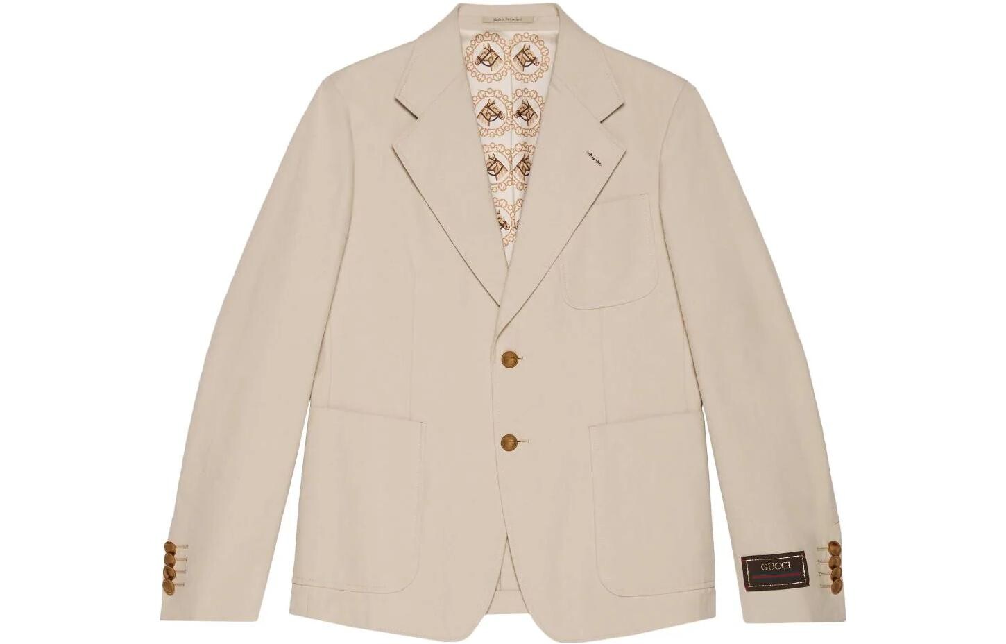 

Деловой костюм мужской хаки Gucci, хаки