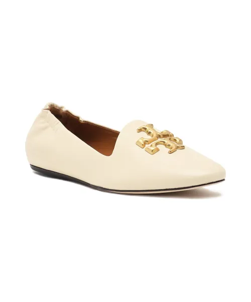 Кожаные мокасины Eleanor Tory Burch, бежевый