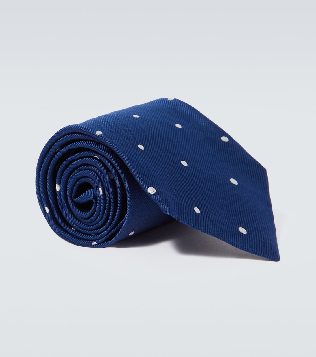 

Шелковый галстук Loro Piana, Twilight Blue/White