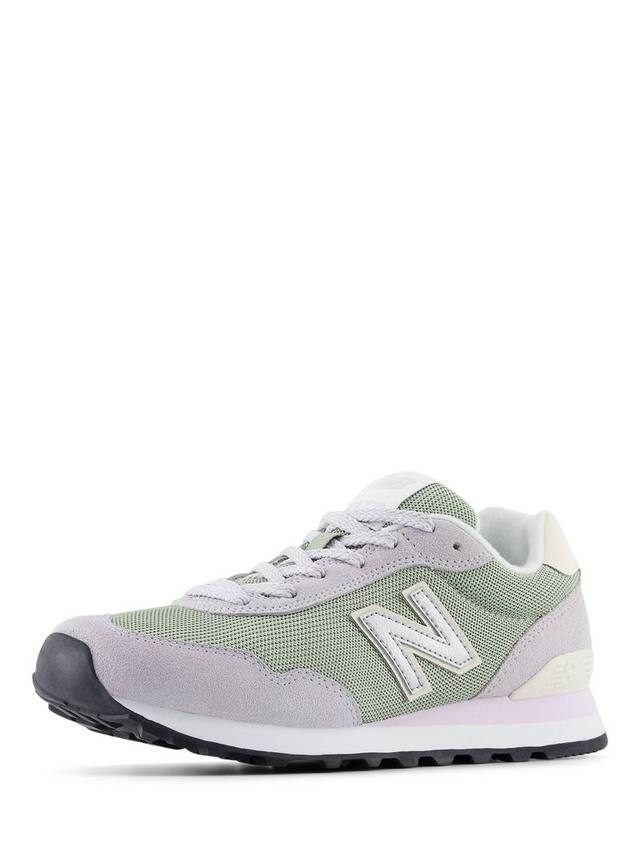 515V3 замшевые кроссовки со шнурками New Balance, Green/Multi — фото 4