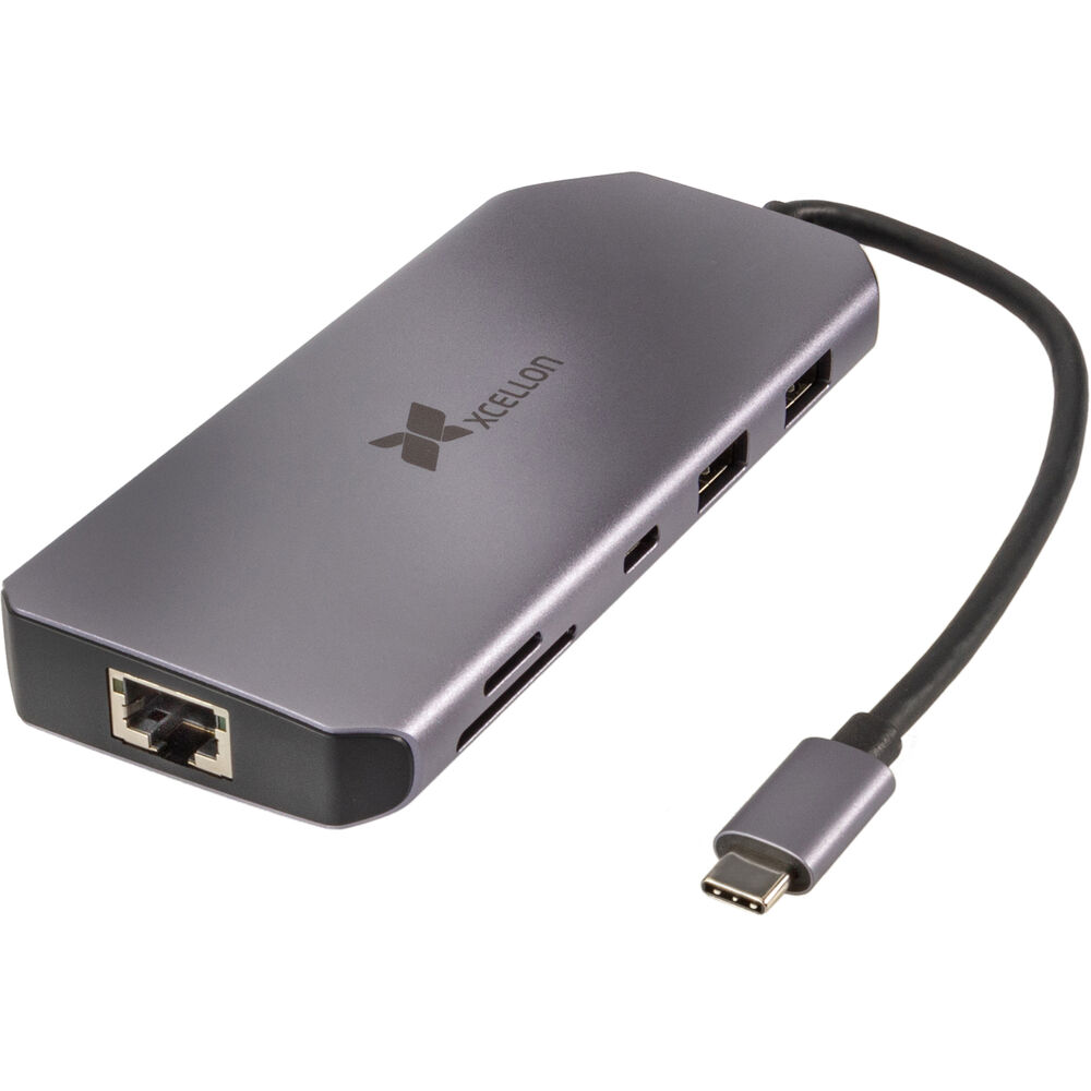 

Док-станция Xcellon Pro Hub 10 10-in-1 USB-C 3.2 Gen 2 Hub U10-1VPD-10G