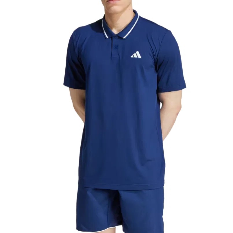 Поло теннисное Adidas Climacool Piqué синее