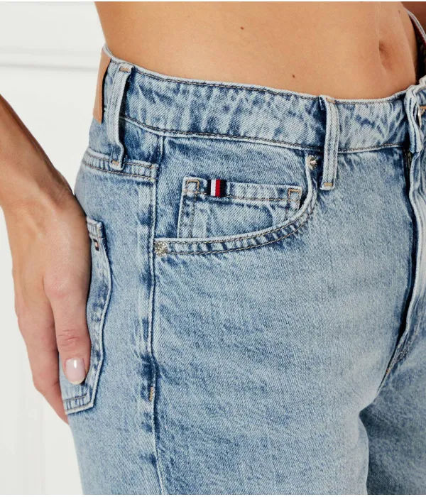 Обе джинсовые шорты Straight fit Tommy Hilfiger, синий — фото 4