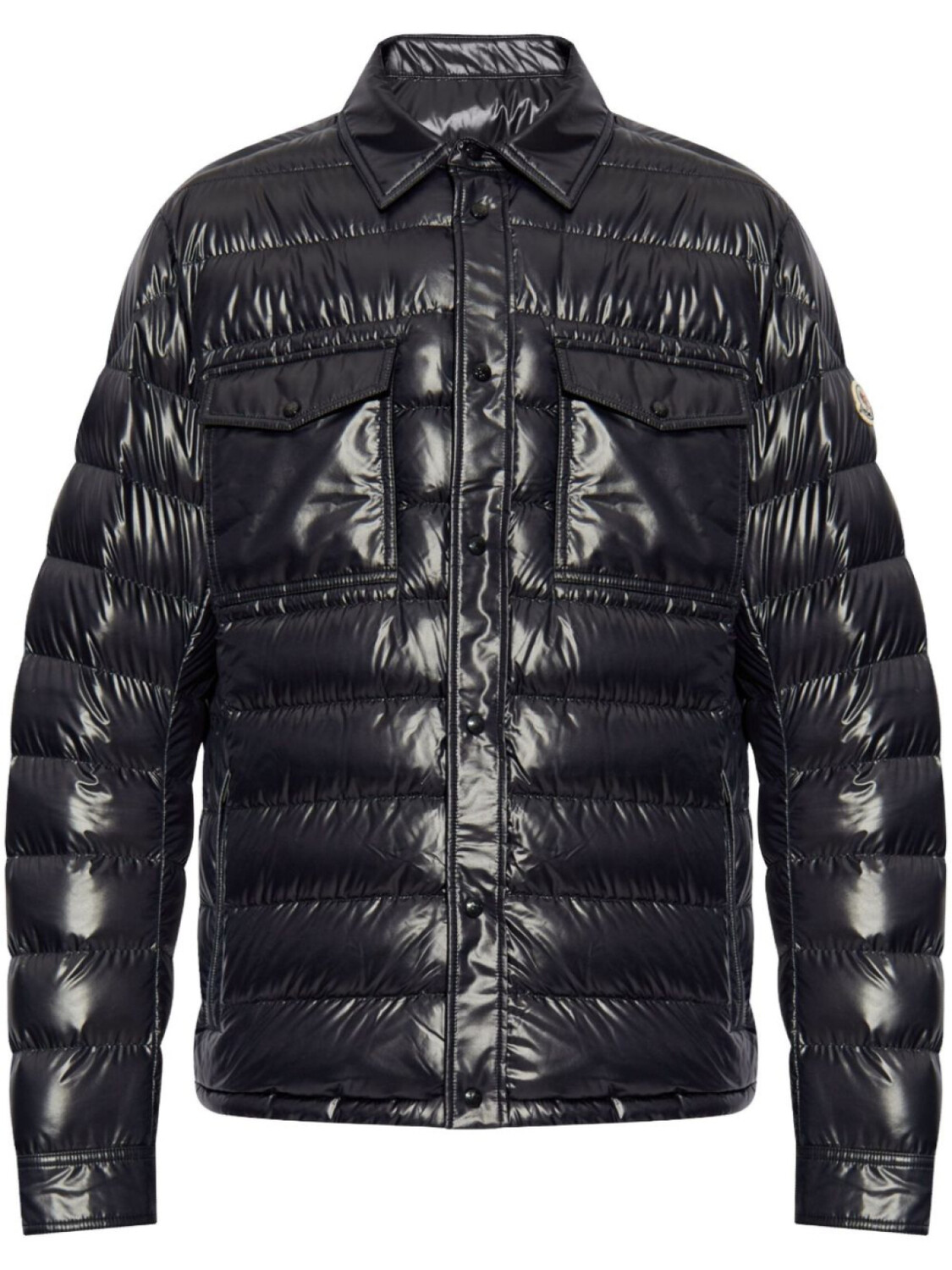 

Moncler стеганый пуховик, черный