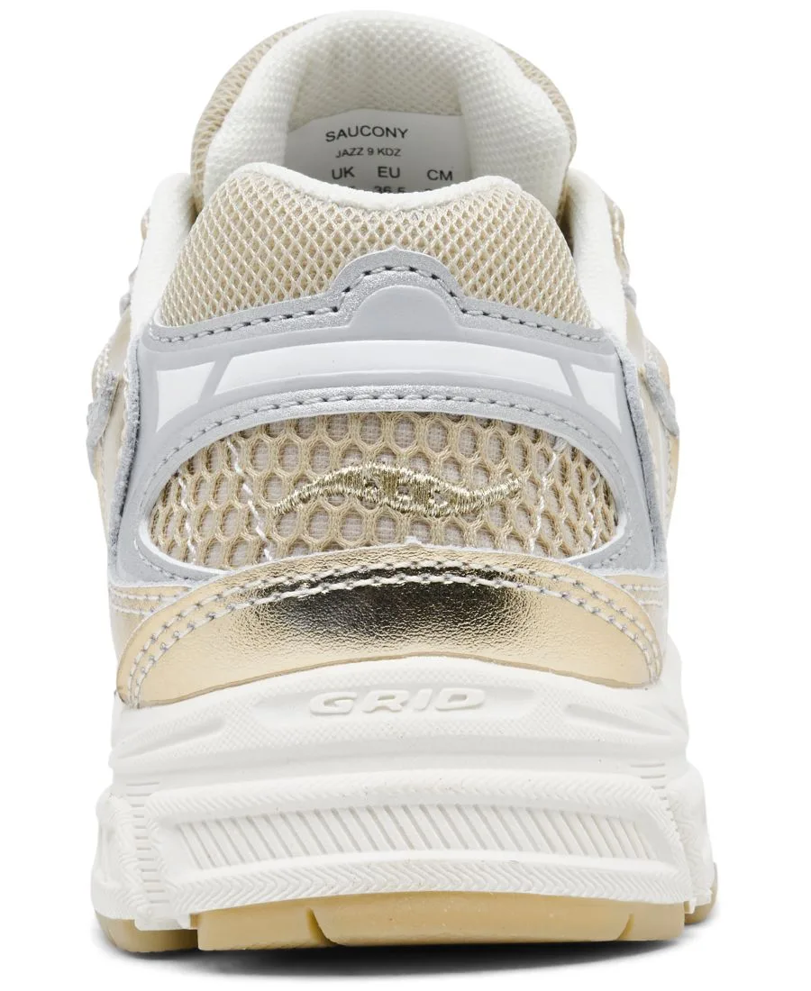 Детские повседневные кроссовки Grid Jazz 9 от Finish Line Saucony, золото — фото 4