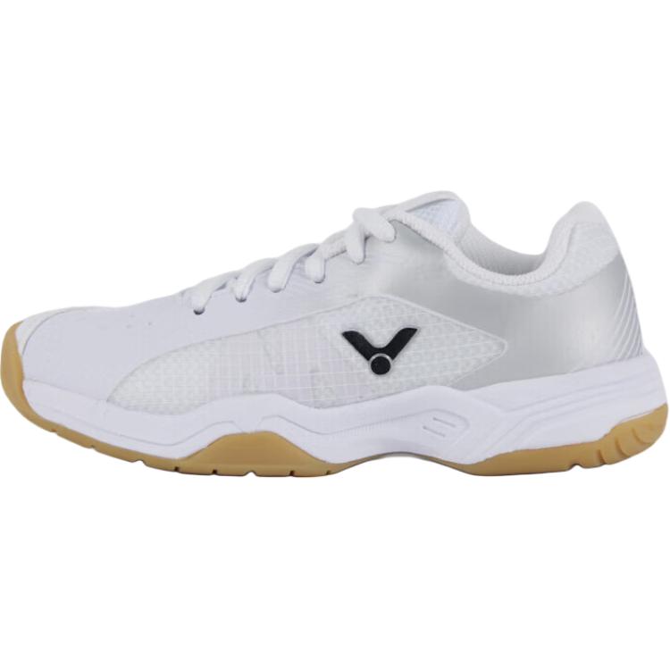 

Victor Низкие детские тренировочные кроссовки silver white kids