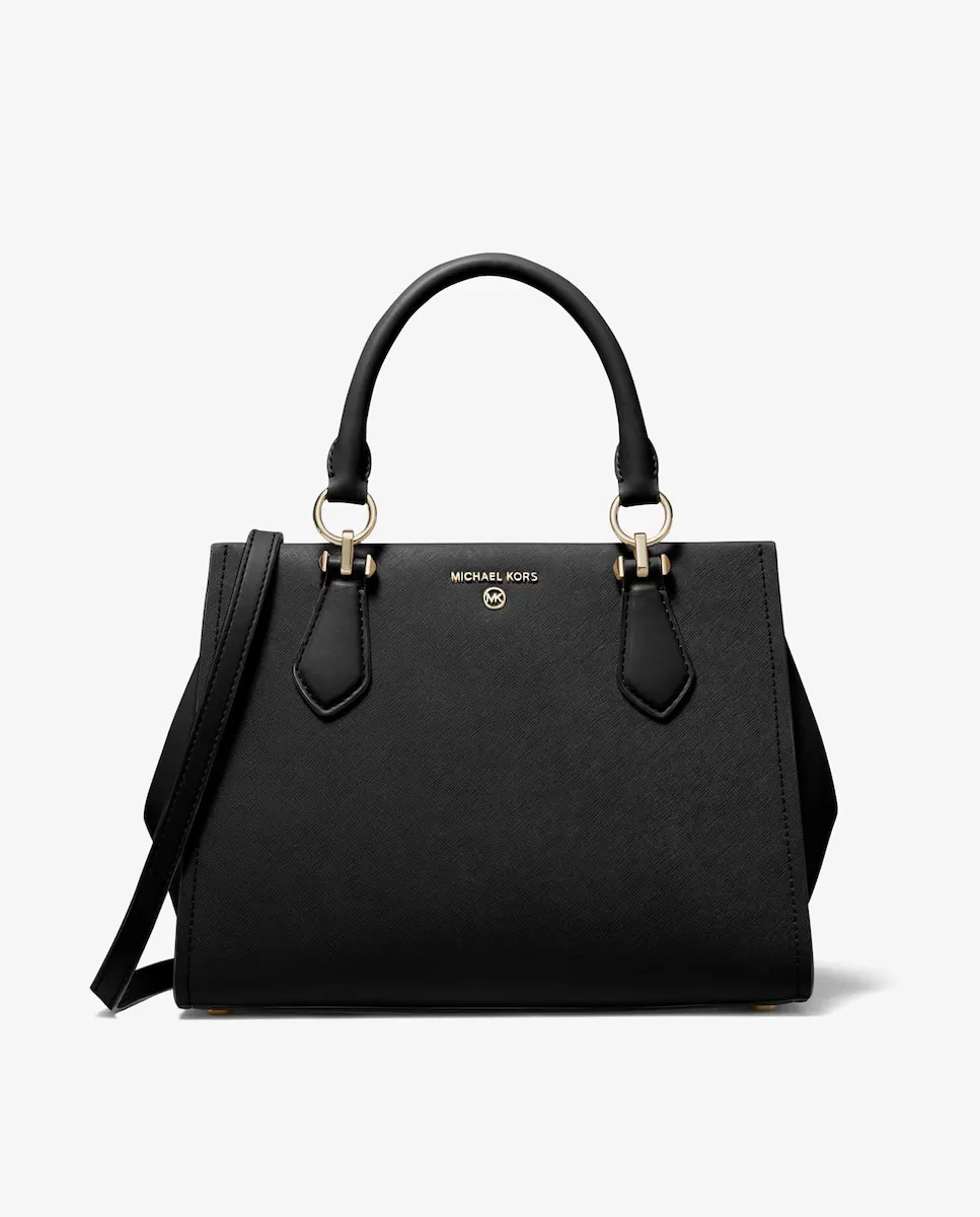 

Кожаная сумка через плечо Marilyn, трансформируемая в плечо Michael Michael Kors, черный