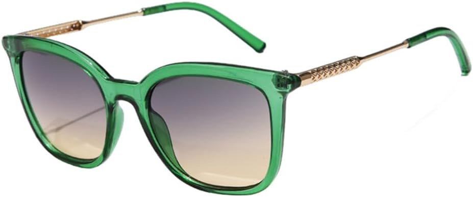 

Классические квадратные солнцезащитные очки для женщин и мужчин, винтажные солнцезащитные очки в оправе из сплава, ретро-стиль, модные солнцезащитные очки generic, Green