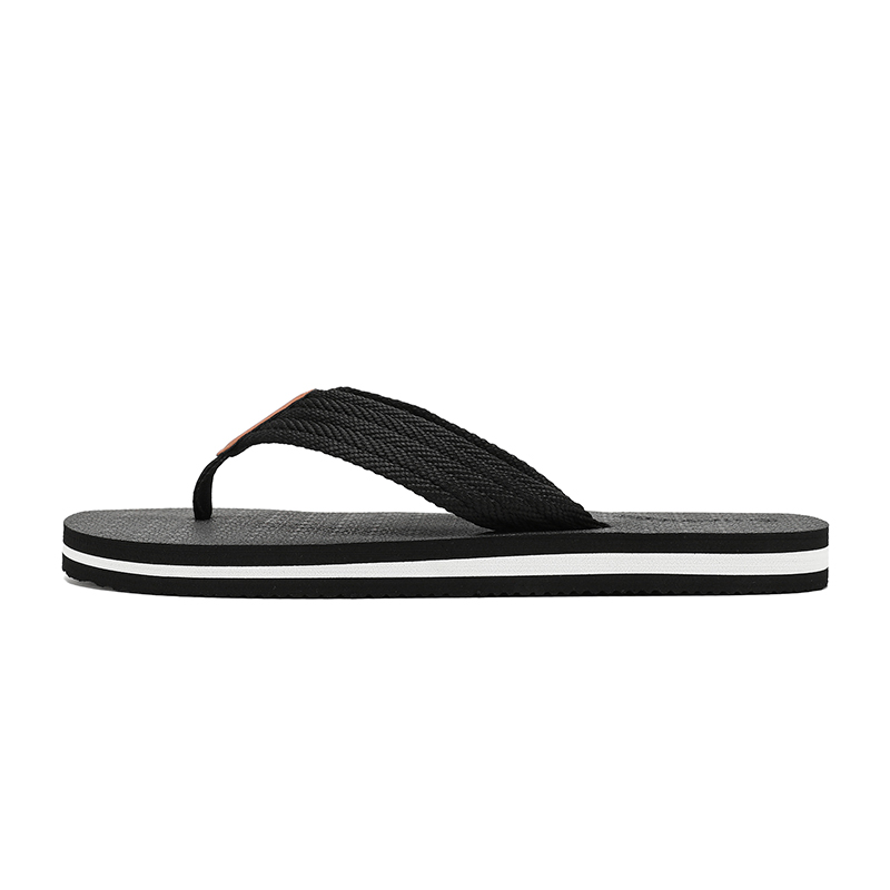 

Износостойкие противоскользящие шлепанцы мужские LONGYING, Black White