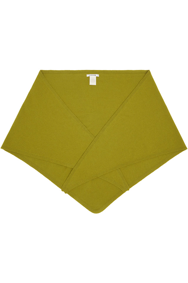 

Cordera Зеленый шарф-бандана из мериносовой шерсти