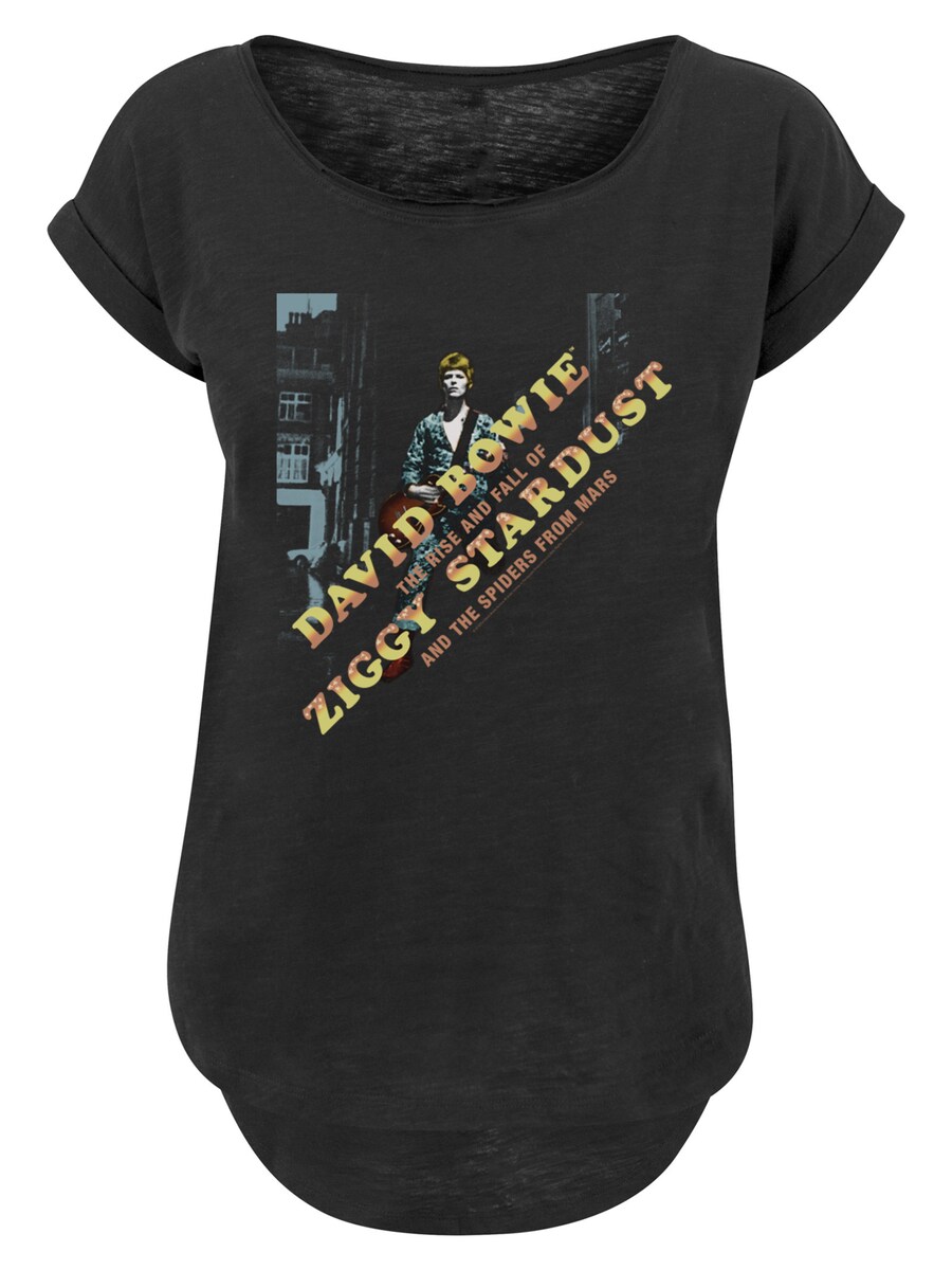 

Рубашка F4NT4STIC David Bowie Ziggy Diagonal, черный
