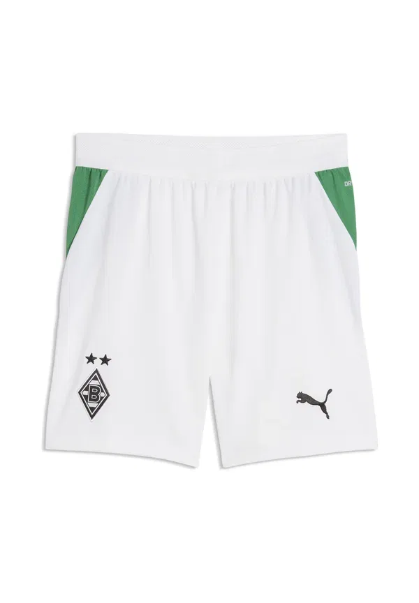 Шорты Borussia Mönchengladbach 26/27 Club Wear Puma, белый-архивный зеленый — фото 4