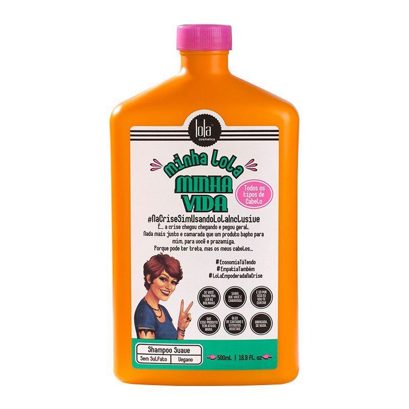 

Увлажняющий шампунь Champú Minha Lola Minha Vida Lola Cosmetics, 500 мл