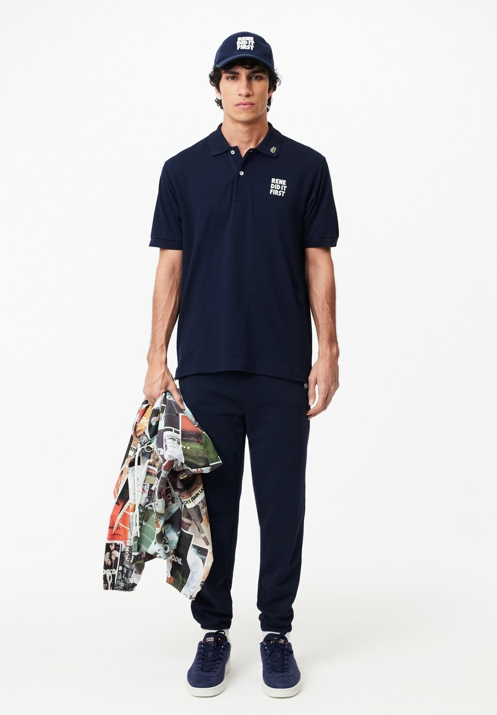 

Рубашка поло Lacoste, синий