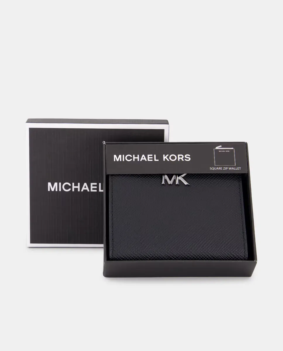 

Мужской кошелек на молнии с логотипом Michael Kors, черный