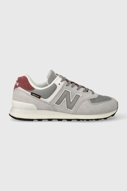 

Кроссовки замшевые U574KBR New Balance, серый
