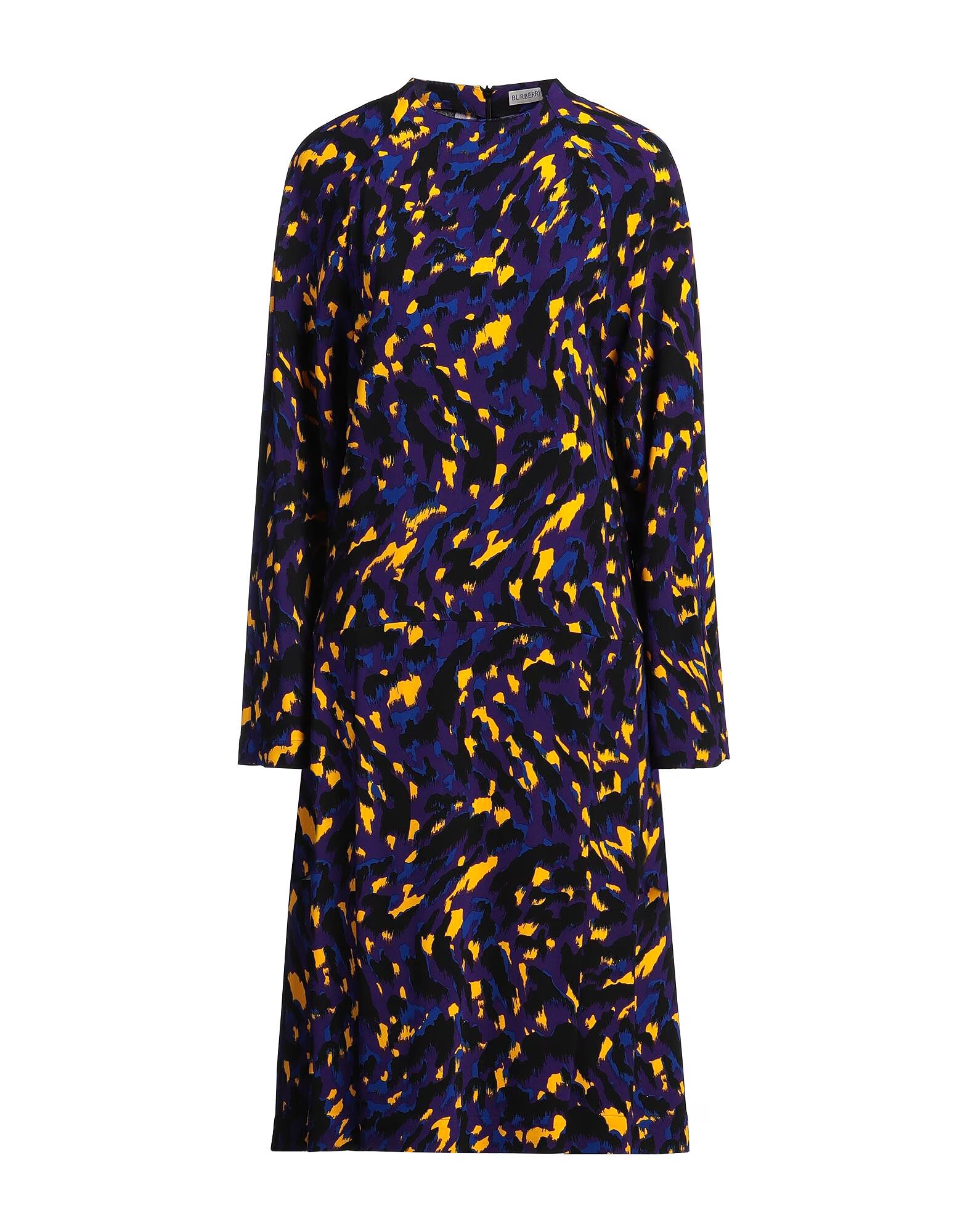 

Платье миди Burberry, фиолетовый