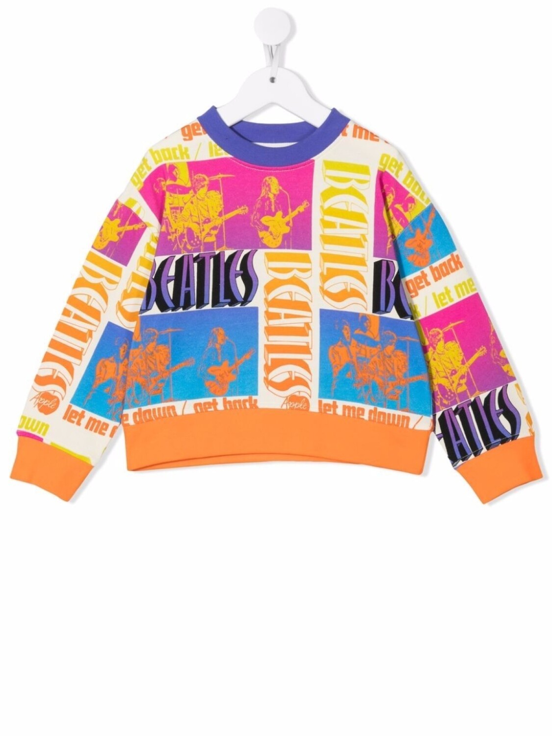 

Stella McCartney Kids толстовка с круглым вырезом и графичным принтом, серый