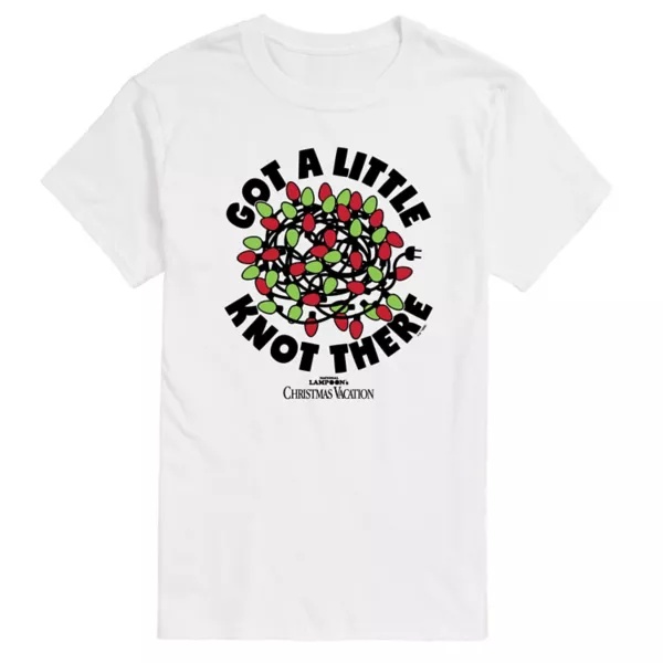 

Мужская футболка с принтом "Немного узлов" в рождественском стиле Licensed Character, белый