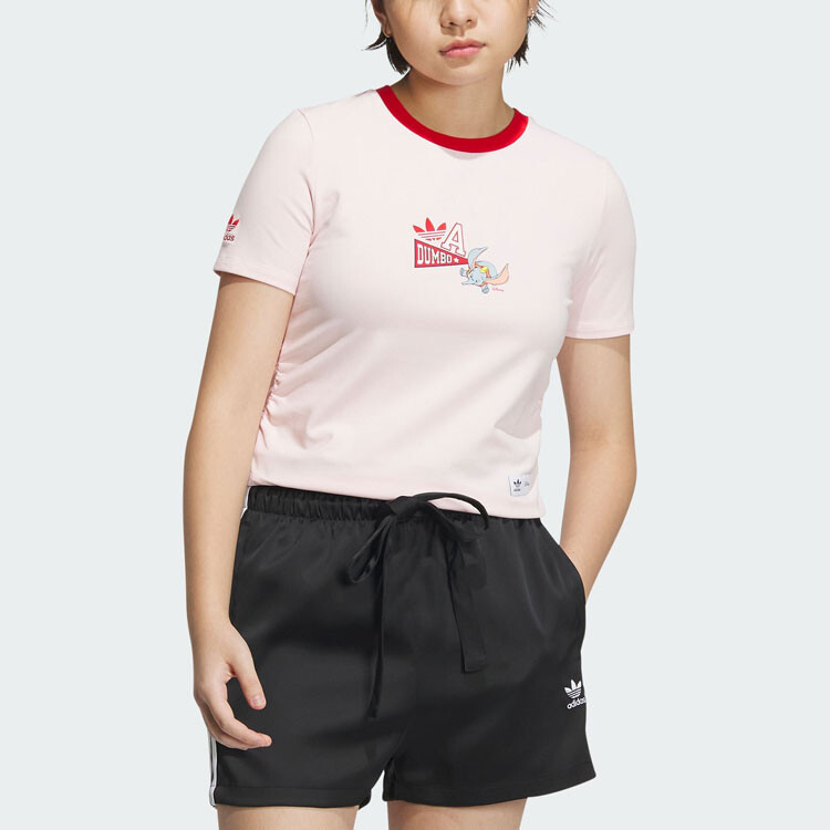 Укороченный топ Disney X Disney женский розовый Adidas Originals — фото 2