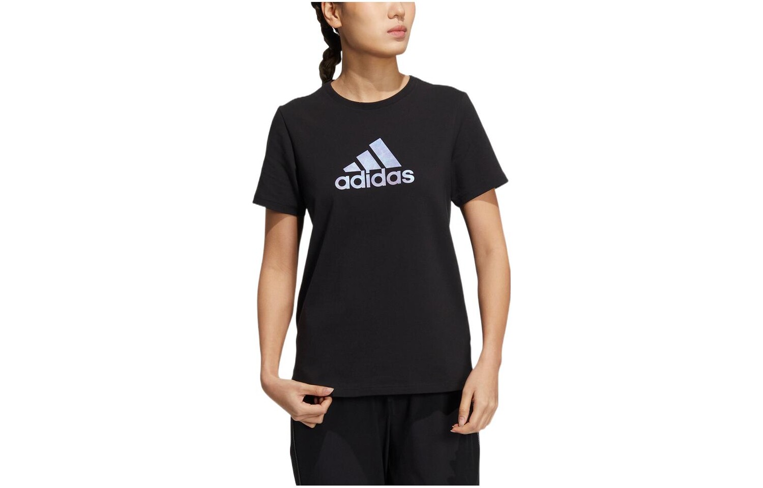 

Футболка женская черная Adidas