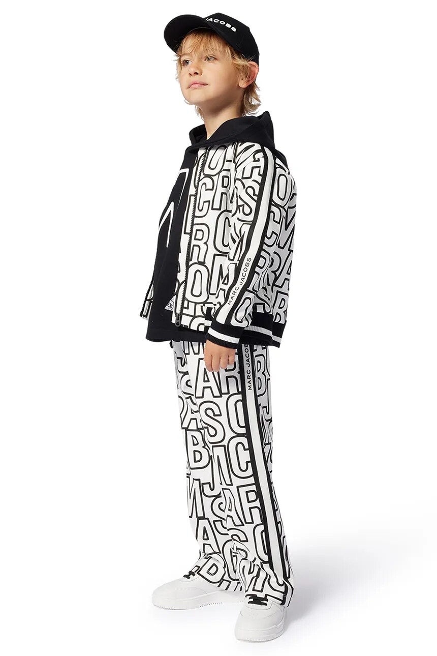 

Детские хлопковые спортивные штаны Marc Jacobs, белый