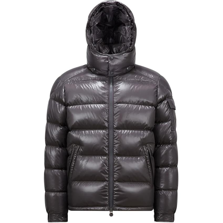

Moncler Майя короткая куртка с капюшоном, Dark Gray